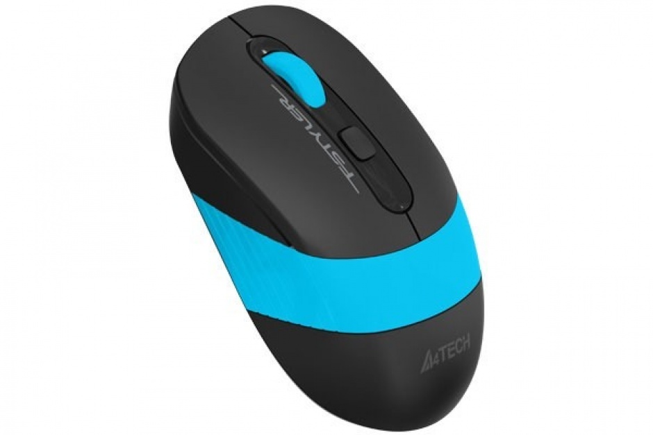 Imagine Mouse wireless Gaming optic A4Tech Fstyler Negru/Albastru, FG10 Blue (include timbru verde 0.1 lei)